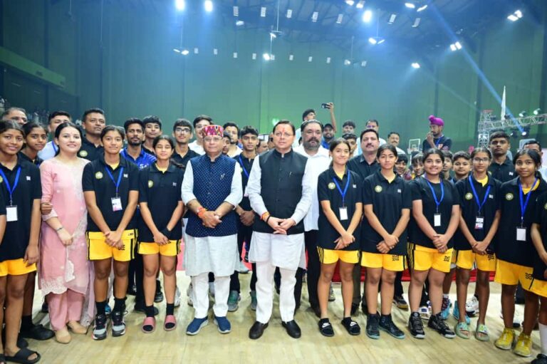 50 वीं सब-जूनियर राष्ट्रीय बास्केटबॉल चैंपियनशिप का मुख्यमंत्री ने किया शुभारंभ
