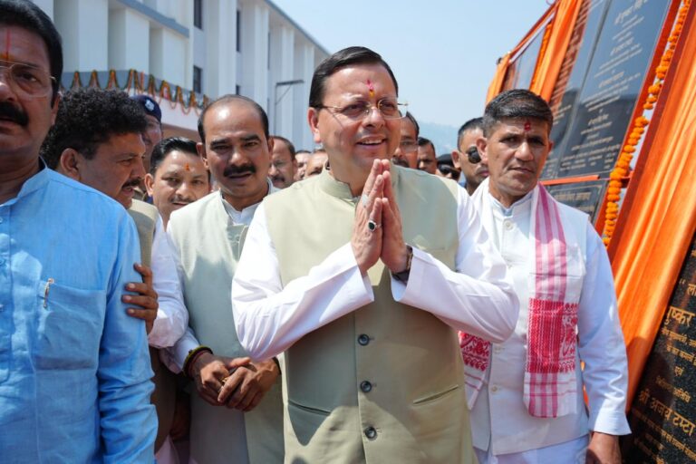 मुख्यमंत्री पुष्कर सिंह धामी पहुंचे अल्मोड़ा  को दी 138 करोड़ की सौगात।
