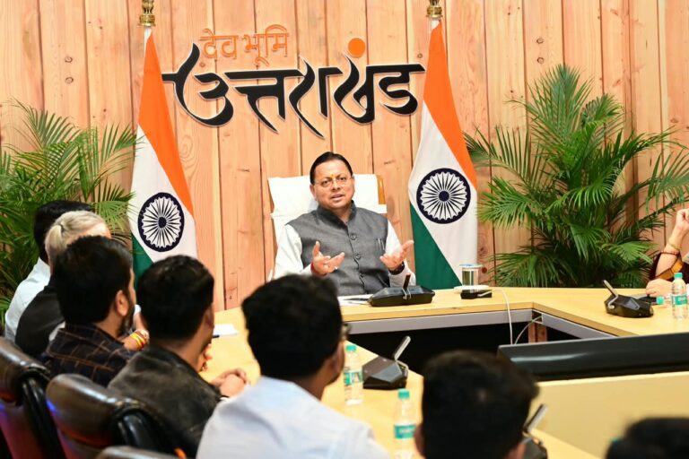 हरियाणा के युवाओं ने मुख्यमंत्री से साझा किए उत्तराखण्ड भ्रमण के अनुभव